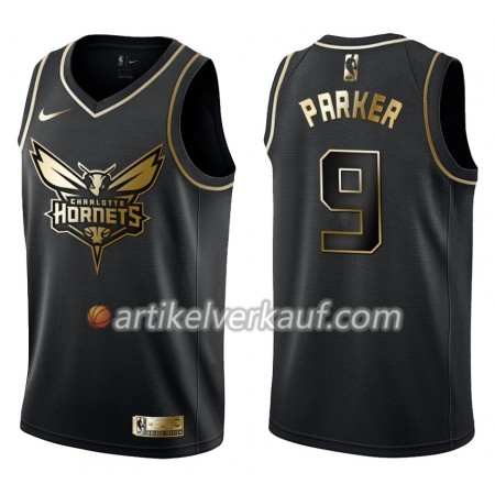 NBA Charlotte Hornets Trikot Tony Parker 9 Nike Schwarz Golden Edition Swingman - Herren